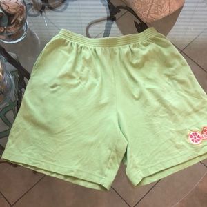 Bechamel 100%Cotton shorts in mint green